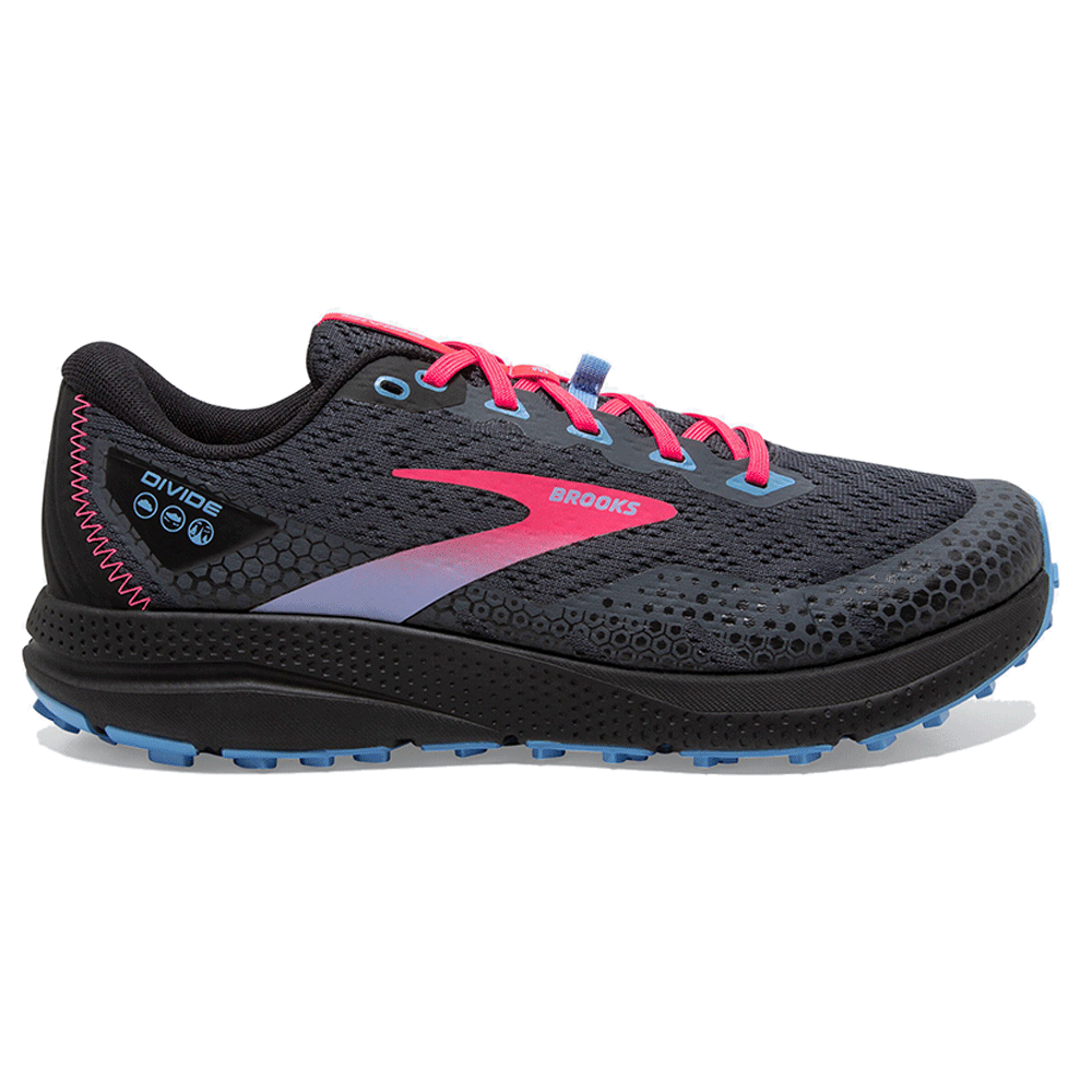 Zapatillas Trail Running Mujer Brooks Divide 2 Gris